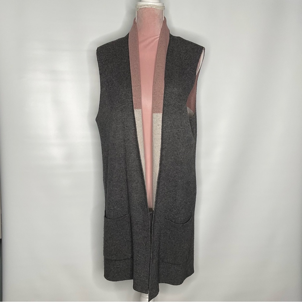 Gray Women's Vest - Picture 3 of 8
